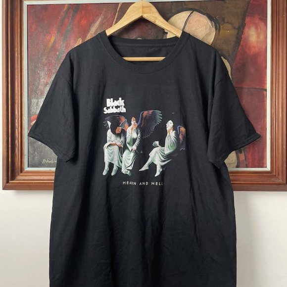 Black Sabbath Heaven And Hell Band Tee Print Vintage Y2k - Picture 1 of 1